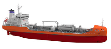 GEFO orders second 7700 DWT Chemical tanker